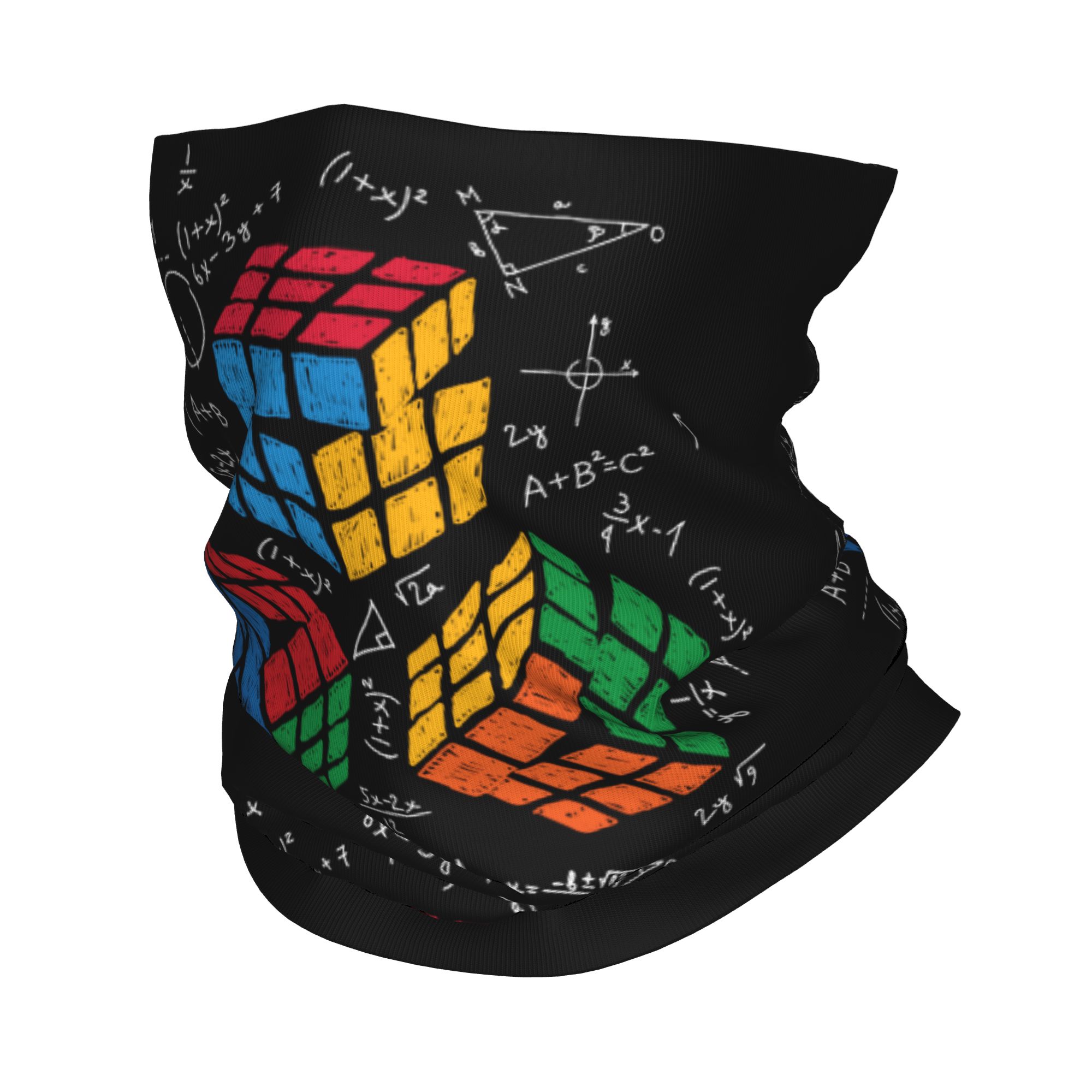 Neck Warmer Tube - Cache-cou tubulaire personnalisé Rubik's Cube pour