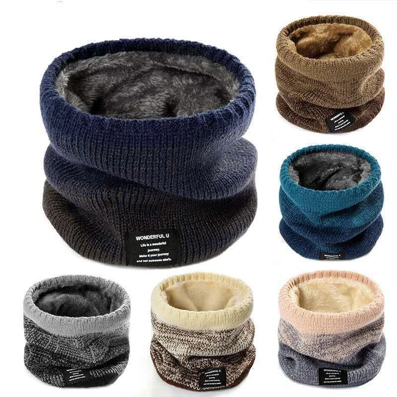 Handkerchief Cotton Men - Écharpe d'Hiver en Cachemire Épais pour