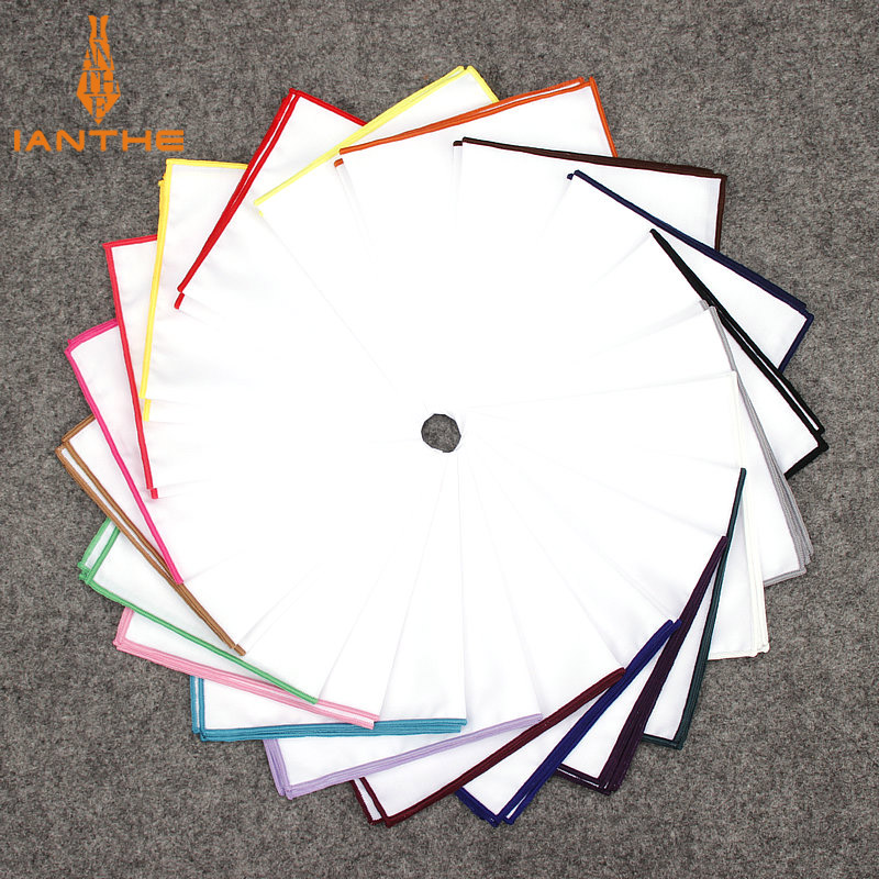 Handkerchief Cotton Men - Mouchoir de poche en coton blanc