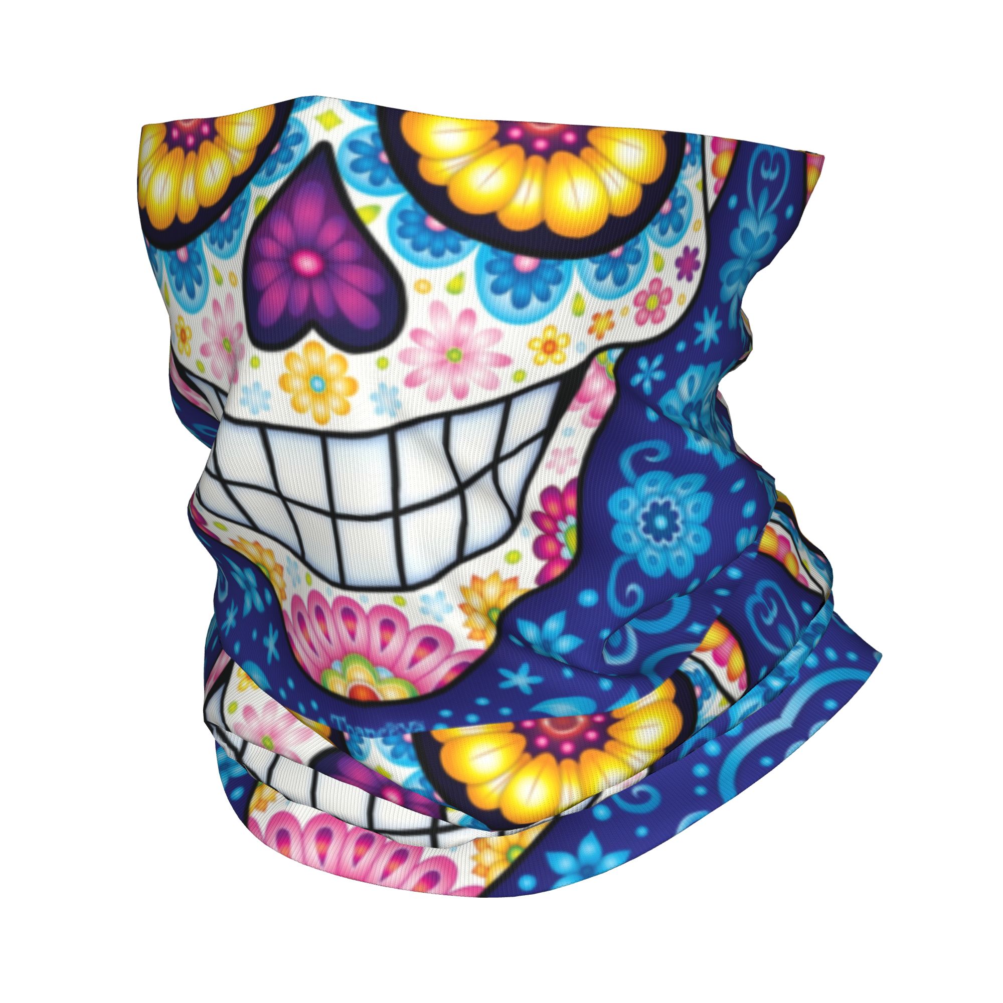 Neck Warmer Tube - Cache-cou d'hiver personnalisé motif Crâne de