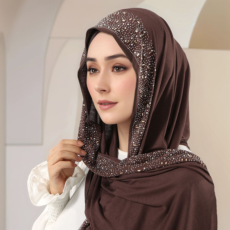 Bandana Cotton - Hijab en jersey de coton scintillant