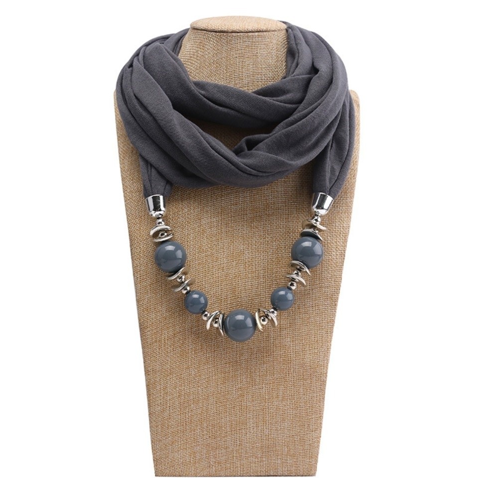 Infinity Scarf Knit - Écharpe en mousseline de soie avec