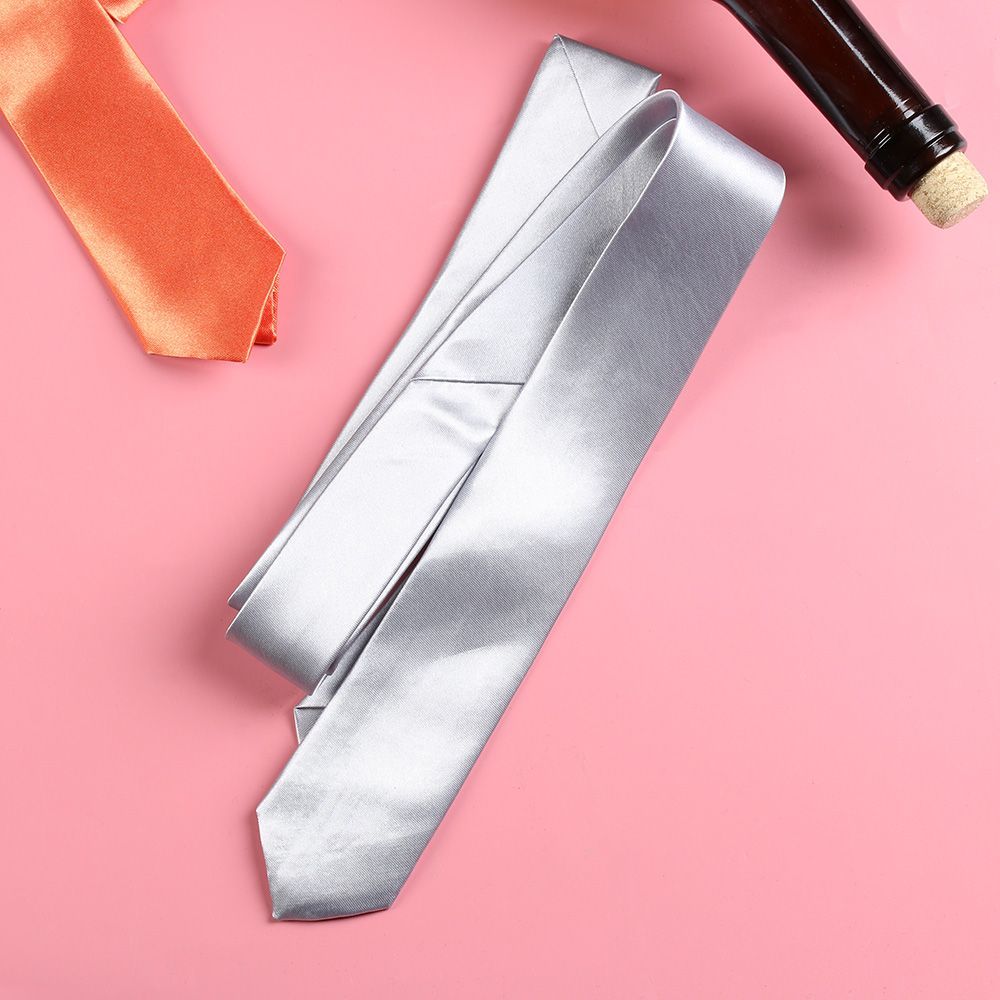 Mode décontracté mince plaine  - Skinny Tie Men avis et prix