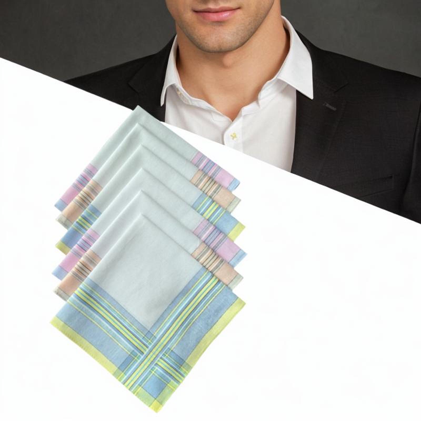 6 mouchoirs en coton pour homm - Handkerchief Cotton Men avis et prix
