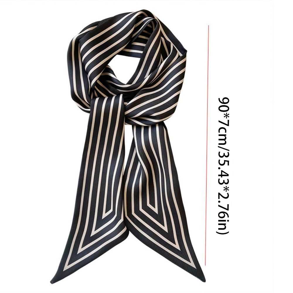Cravate ruban bandeau foulard  - Silk Tie Striped avis et prix