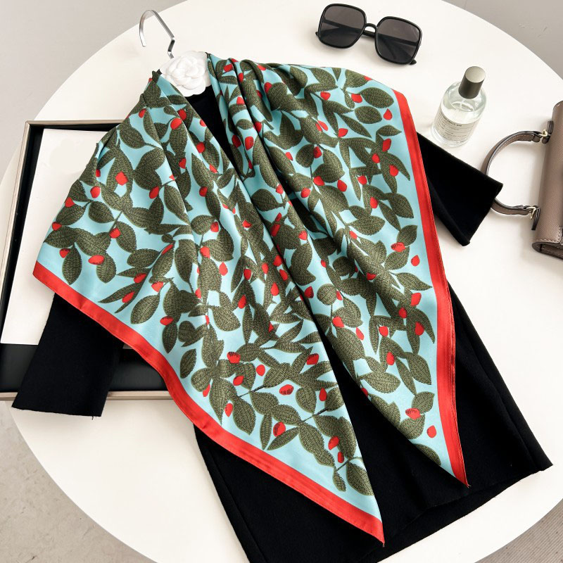 Foulard carré 90 cm de haute q - Silk Neck Scarf avis et prix