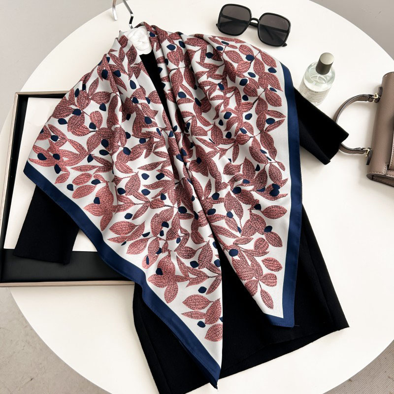 Foulard carré 90 cm de haute q - Silk Neck Scarf avis et prix