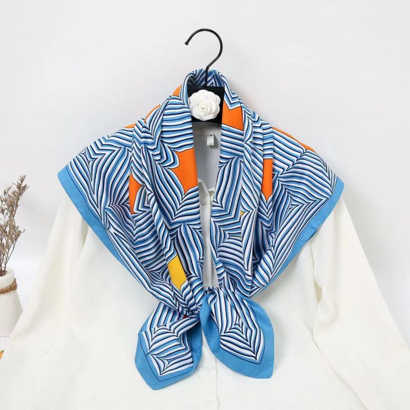 Foulard carré 90 cm de haute q - Silk Neck Scarf avis et prix