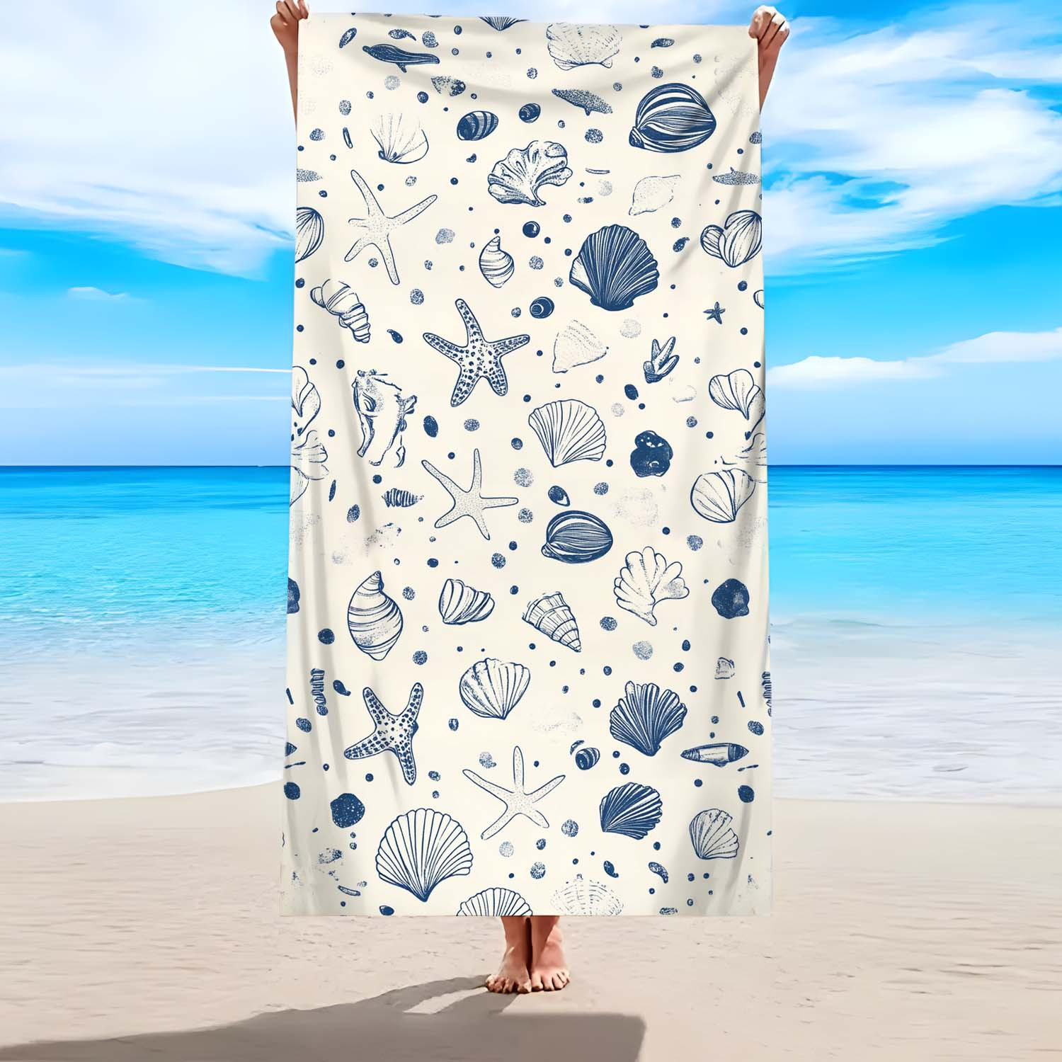 Serviette de plage classique e - Woven Scarf Blanket avis et prix