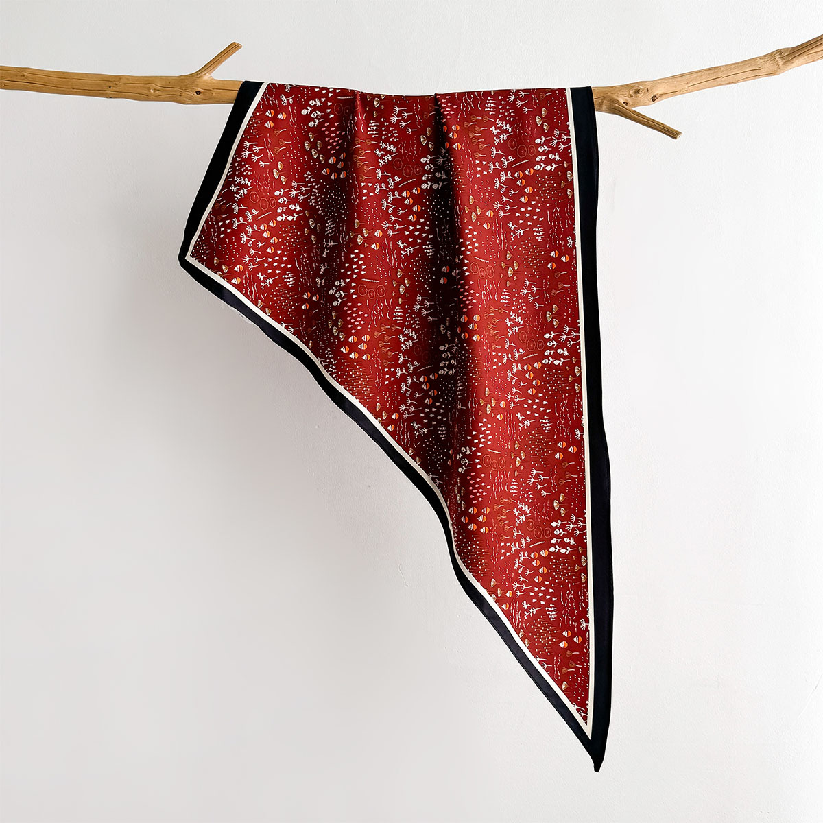 Foulard carré imprimé floral p - Face Scarf Mask avis et prix