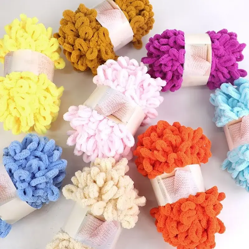 Fil de Chenille doux et bouffa - Woven Scarf Blanket avis et prix