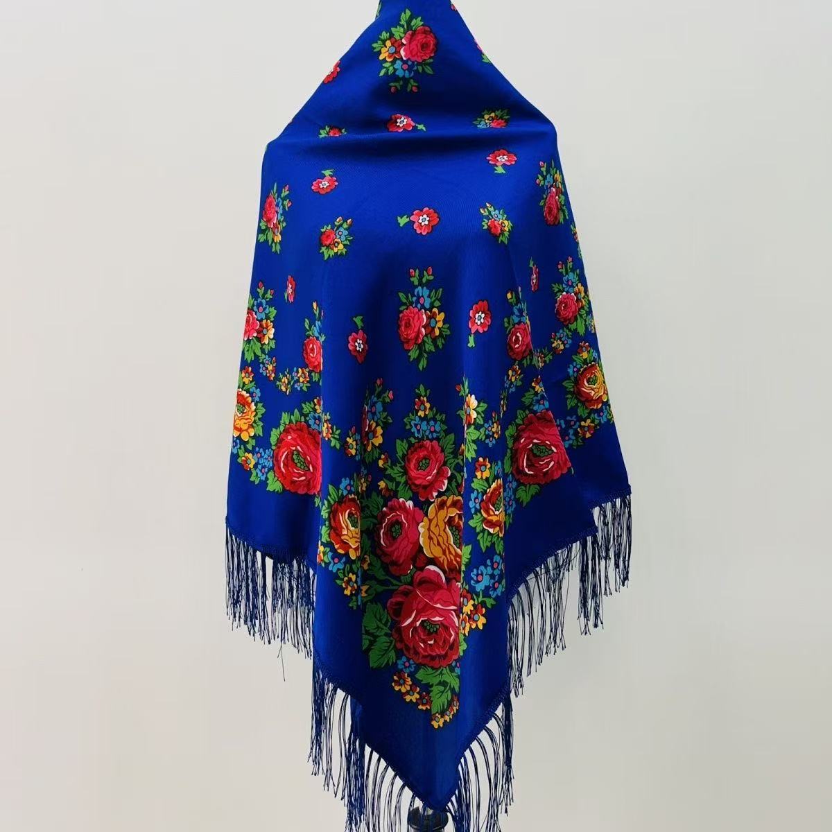 120*120 cm luxe Floral russe N - Bandana Cotton avis et prix
