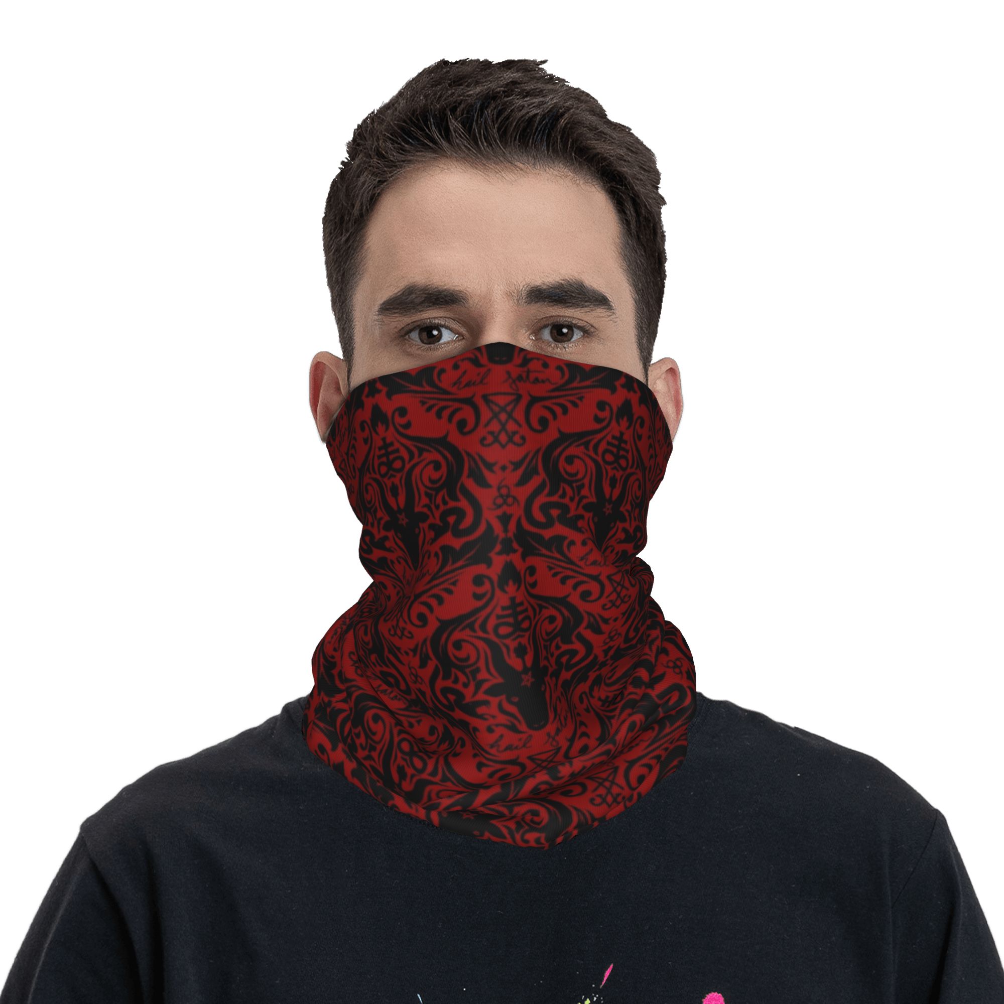 Baphomet damassé grêle Satan n - Neck Warmer Tube avis et prix