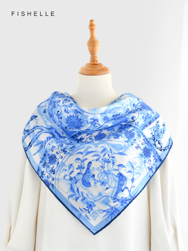 Foulard Carré en Soie 100% Nat - Face Scarf Mask avis et prix