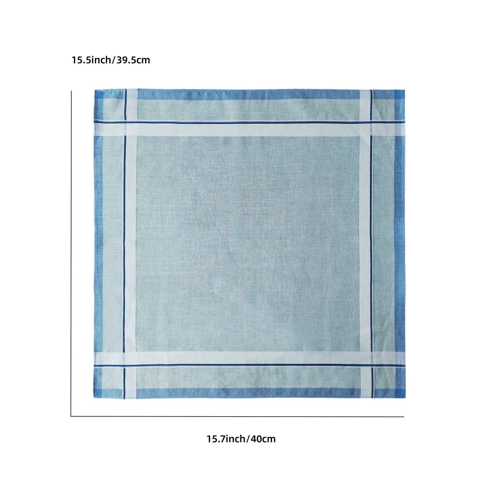 6 mouchoirs de poche carrés en - Handkerchief Cotton Men avis et prix