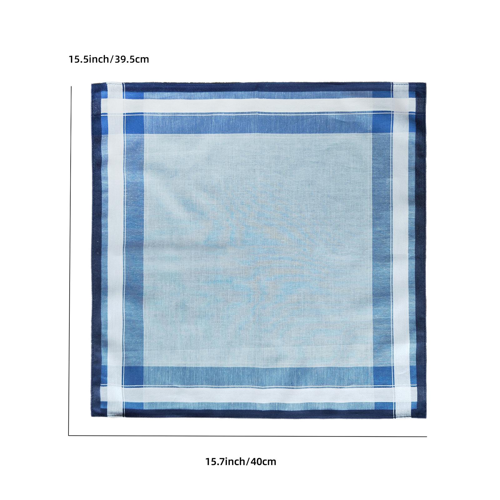6 mouchoirs de poche carrés en - Handkerchief Cotton Men avis et prix