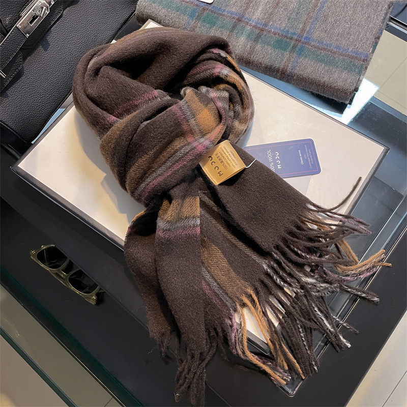 Haute qualité Pure 100% laine  - Muffler Men Wool avis et prix