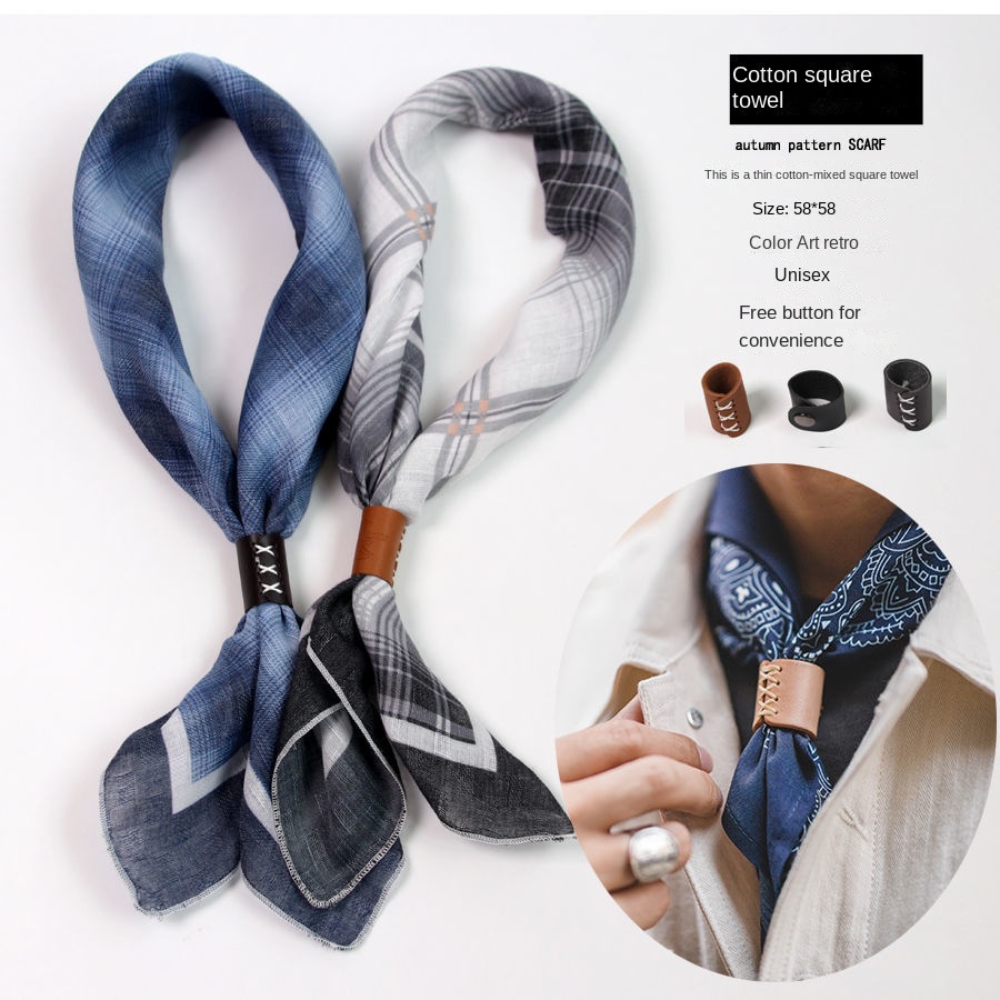 Écharpe carrée pour hommes ave - Bandana Cotton avis et prix