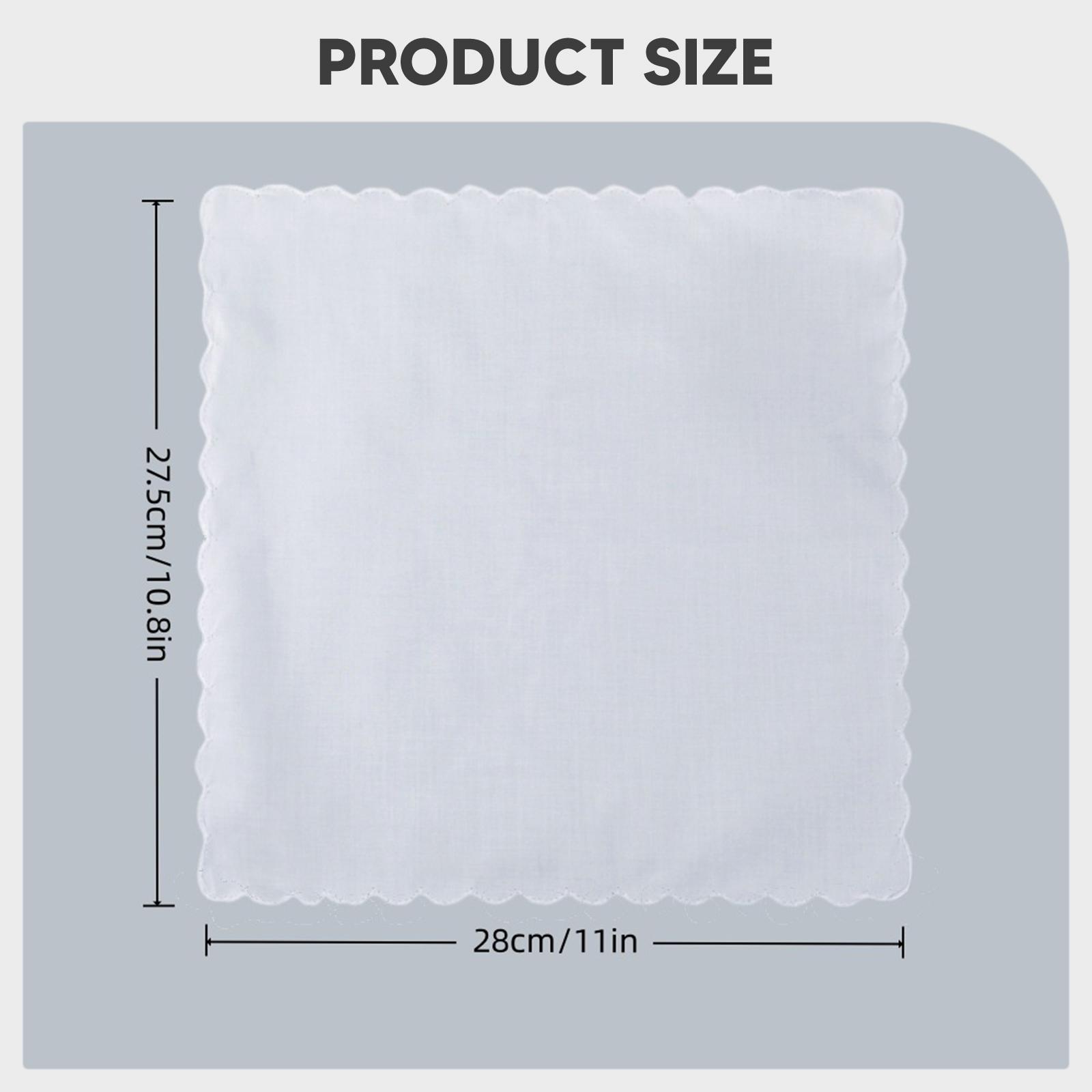 6 mouchoirs en coton pour homm - Handkerchief Cotton Men avis et prix