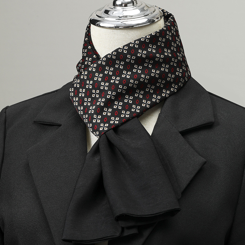 Écharpe pour hommes Imitation  - Silk Neck Scarf avis et prix