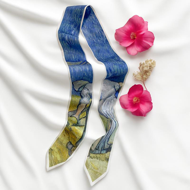 Foulard long imprimé pour femm - Face Scarf Mask avis et prix
