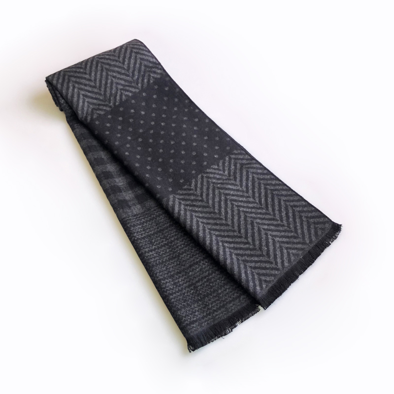 Écharpe en cachemire avec pomp - Bandana Cotton avis et prix