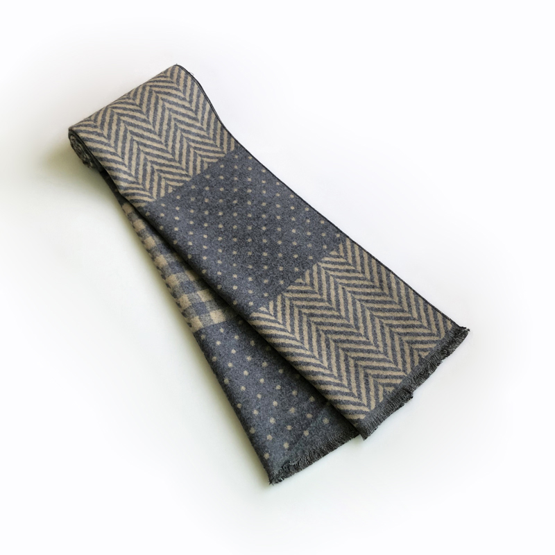 Écharpe en cachemire avec pomp - Bandana Cotton avis et prix