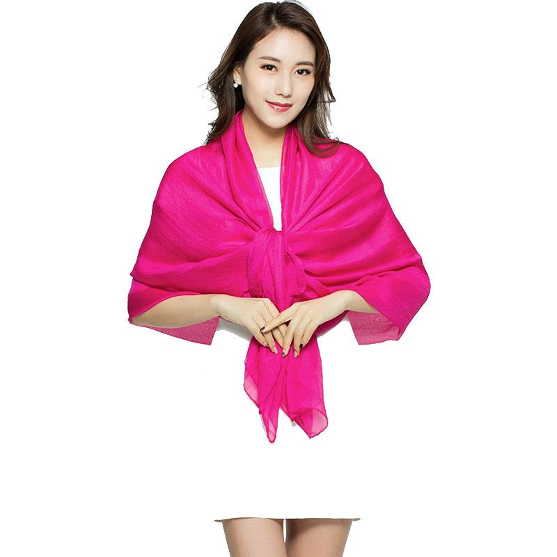 Longue écharpe d'été écharpe d - Silk Neck Scarf avis et prix